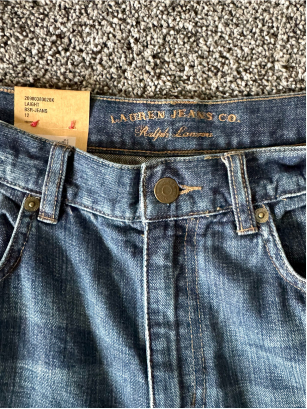 Women's Lauren Jeans Co. Ralph Lauren Laight Modern Slim Ankle Jeans SZ 12 NWT - Picture 5 of 12